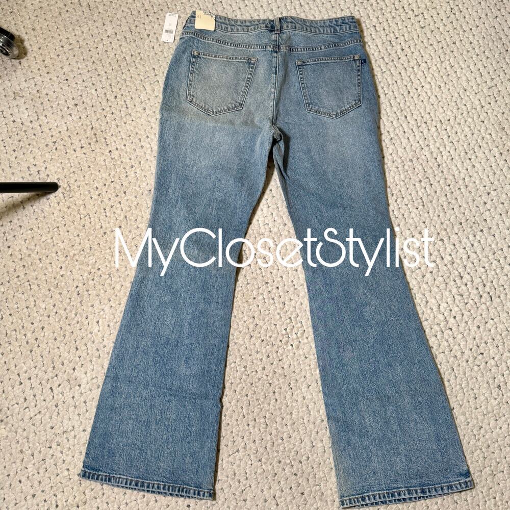 Anthropologie Pilcro The Icon Lace-Up Flare Jeans NWT! Size 31 new with tag - Picture 6 of 6